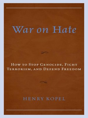 cover image of War on Hate